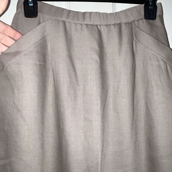 Pendleton Classic‎ Skirt Suit Set Sz 6 Brown Wool Midi Pencil Skirt Pockets  USA - Picture 10 of 14